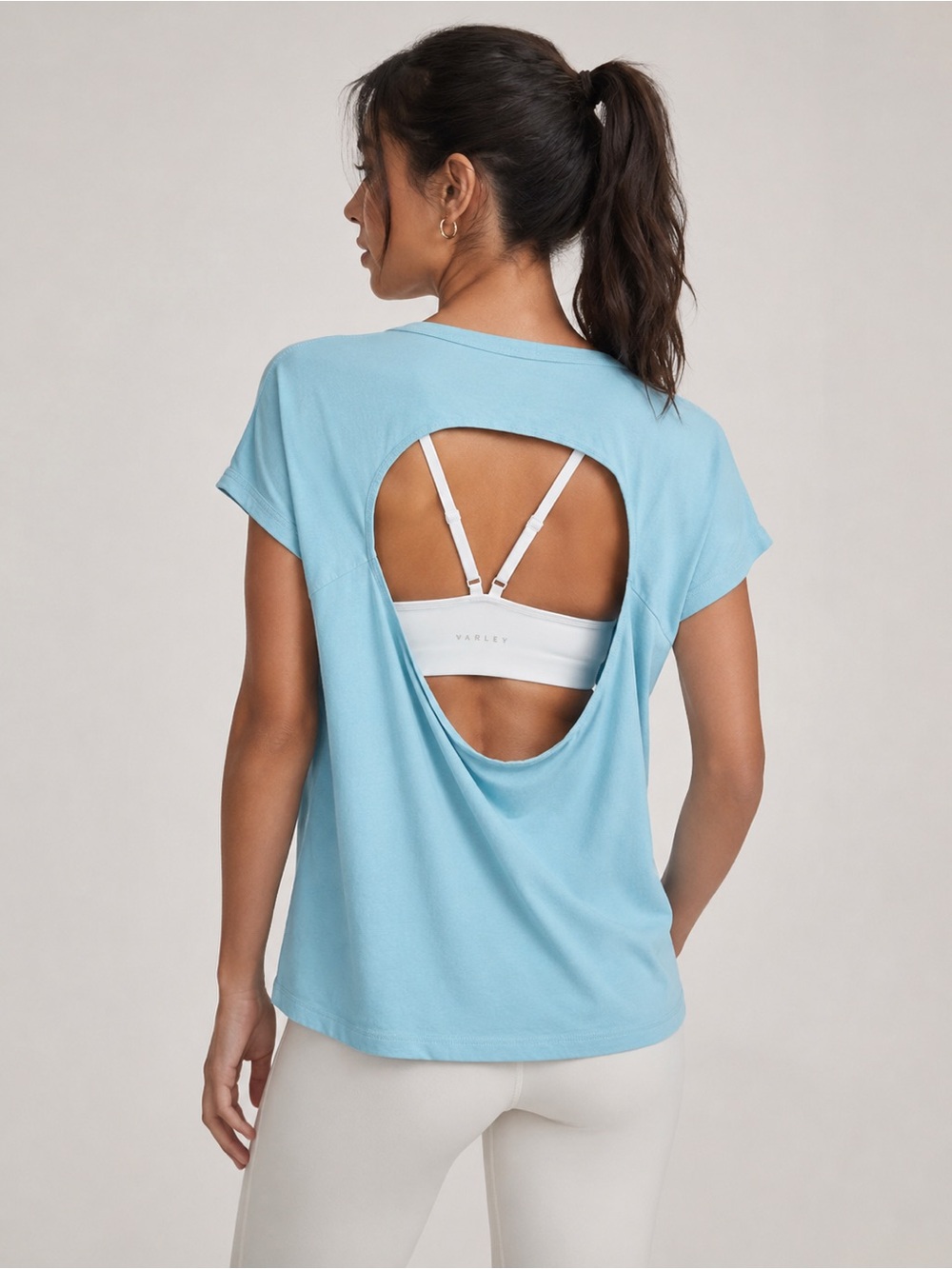 Varley Kerry Open Back Tee | Size Medium